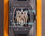 Swiss Replica Richard Mille RM 19-01 Tourbillon Natalie Portman Watch Black Ceramic